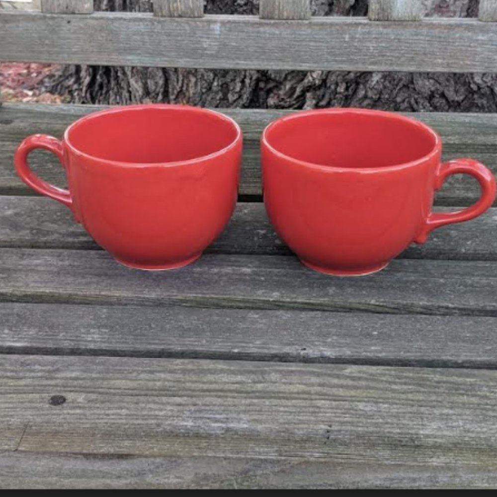- Waechtersbach Germany Jumbo Mugs (four mugs) Perfect for fall and winter!